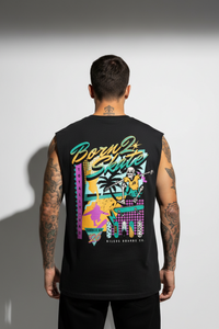 Born 2 Skate Sleeveless Oversized Tee mit Backprint – Miniaturansicht 1