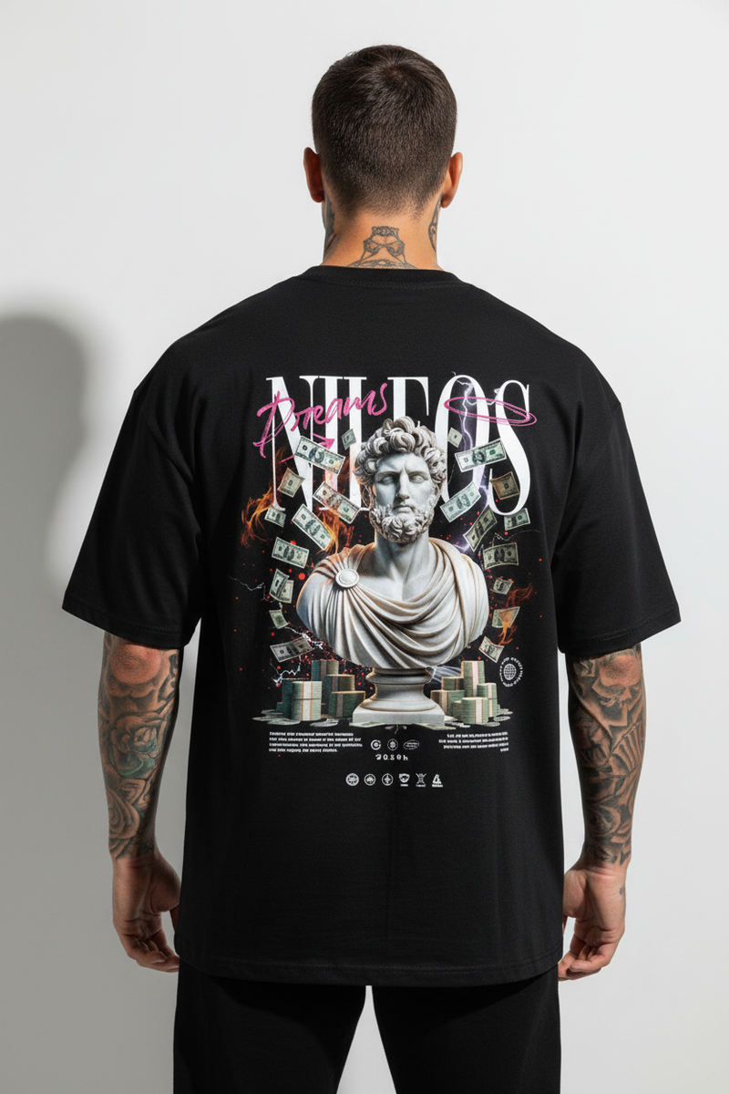 Dreams Oversized Shirt mit Backprint