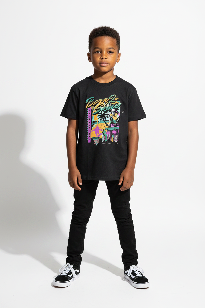 Born 2 Skate Premium Organic Shirt Kids