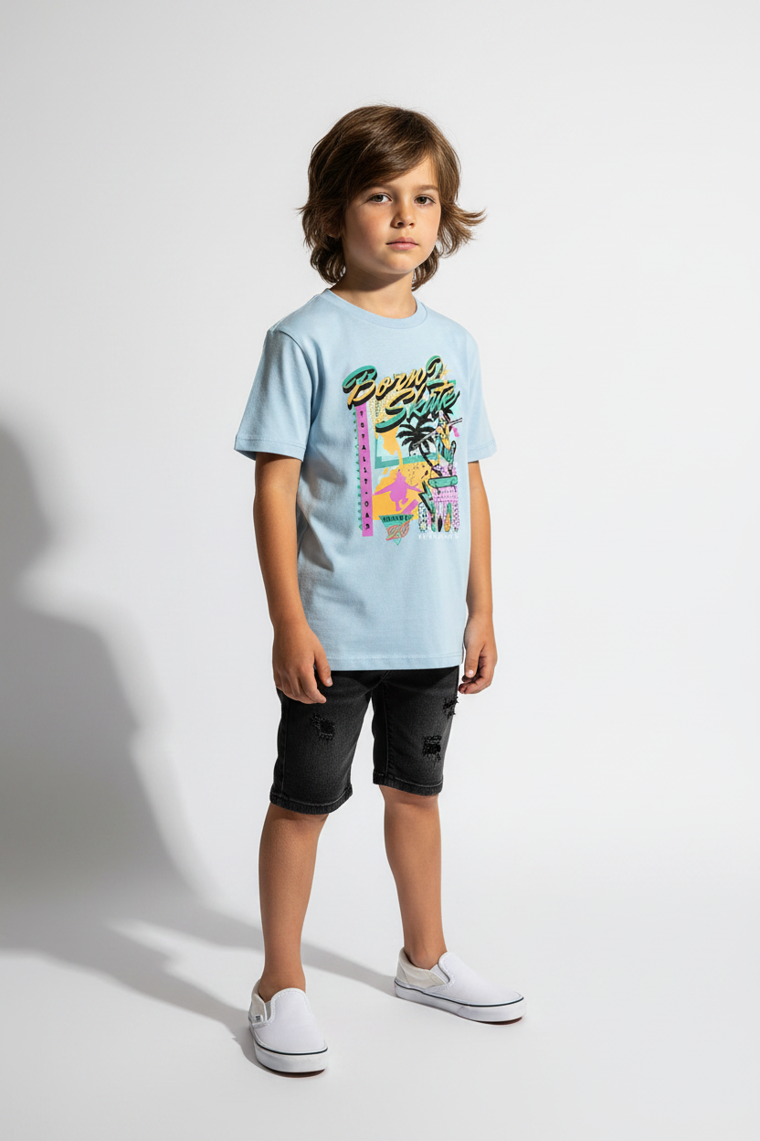 Born 2 Skate Premium Organic Shirt Kids
