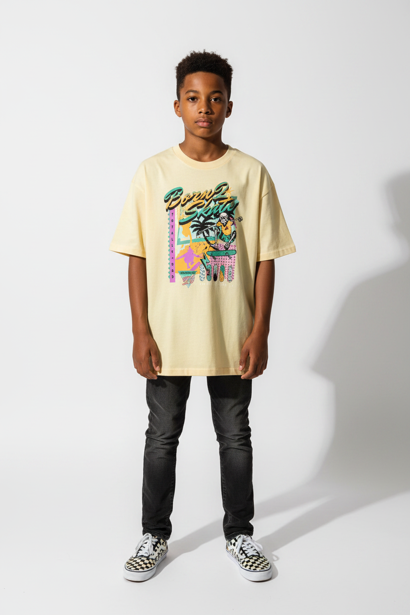 Born 2 Skate Premium Organic Shirt Kids