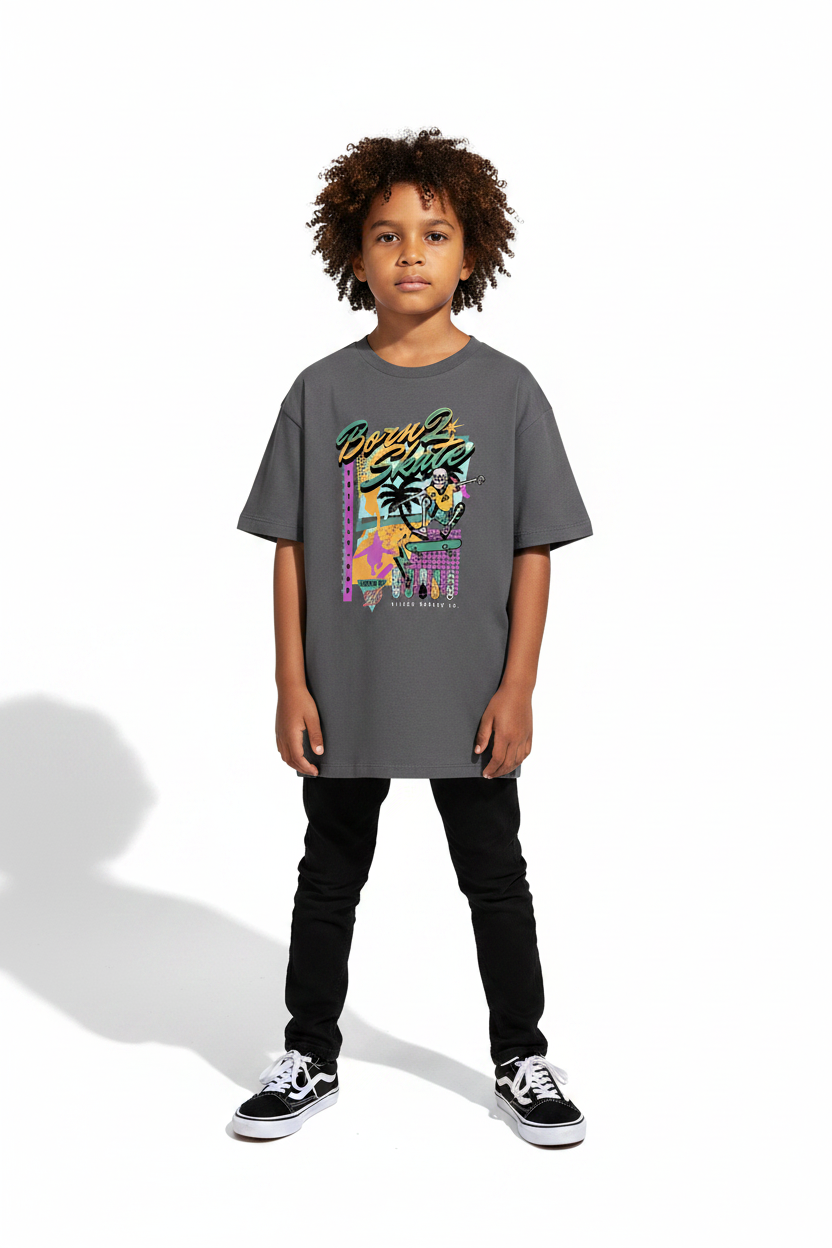 Born 2 Skate Premium Organic Shirt Kids