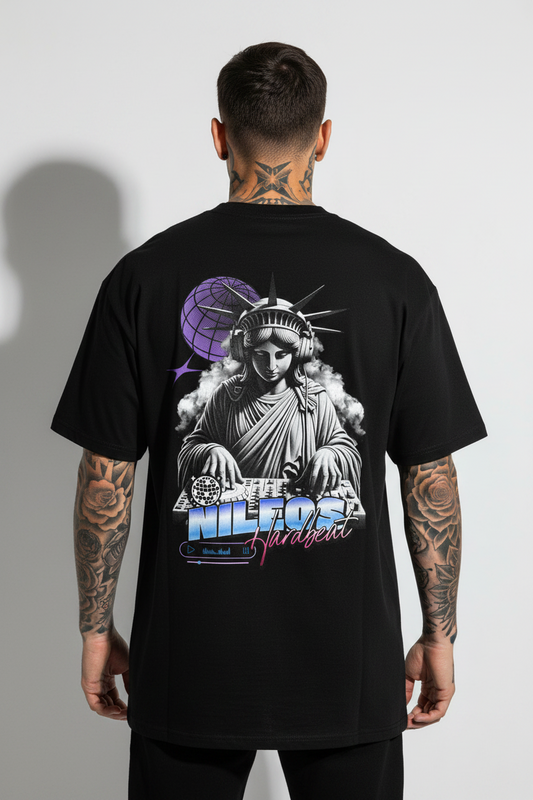 Hardbeat Oversized Shirt mit Backprint
