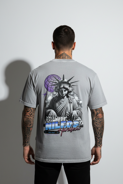 Hardbeat Oversized Shirt mit Backprint
