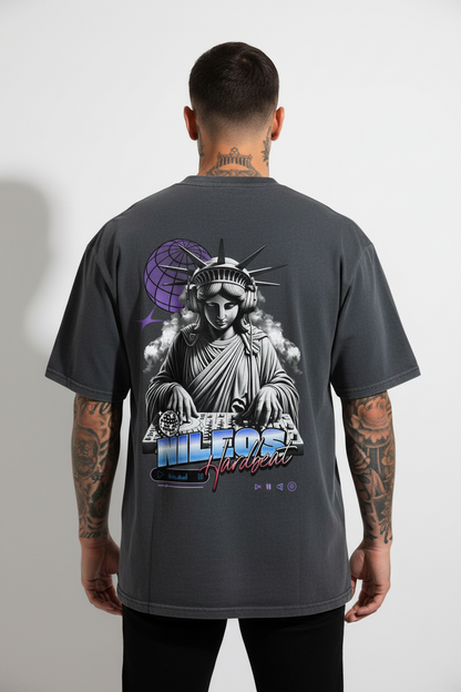 Hardbeat Oversized Shirt mit Backprint