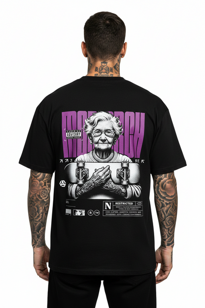 Skating Monarch Oversized Shirt mit Backprint – NILEOS, Produktfoto 1