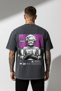 Skating Monarch Oversized Shirt mit Backprint – NILEOS, Produktfoto 2 – Miniaturansicht 2
