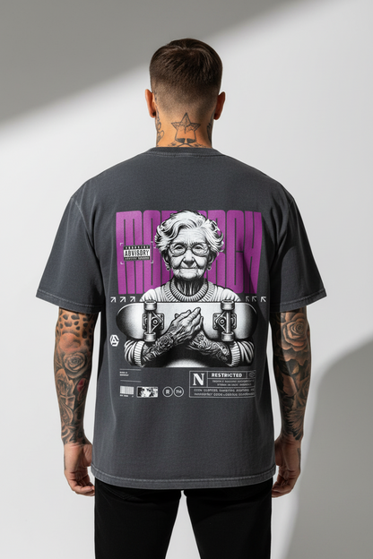 Skating Monarch Oversized Shirt mit Backprint – NILEOS, Produktfoto 2