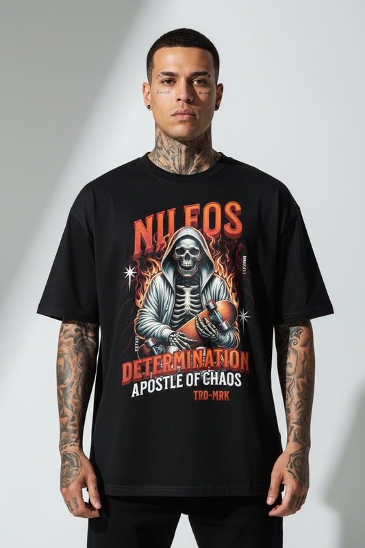 Determination Oversized Shirt mit Frontprint – NILEOS, Produktfoto 1
