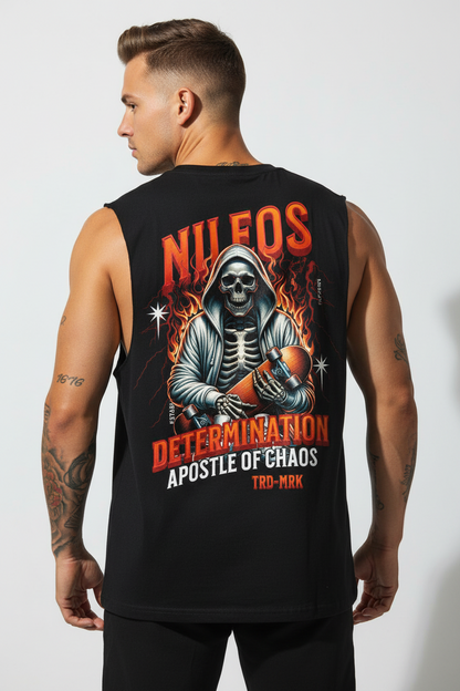 Determination Sleeveless Oversized Tee mit Backprint – NILEOS, Produktfoto 1