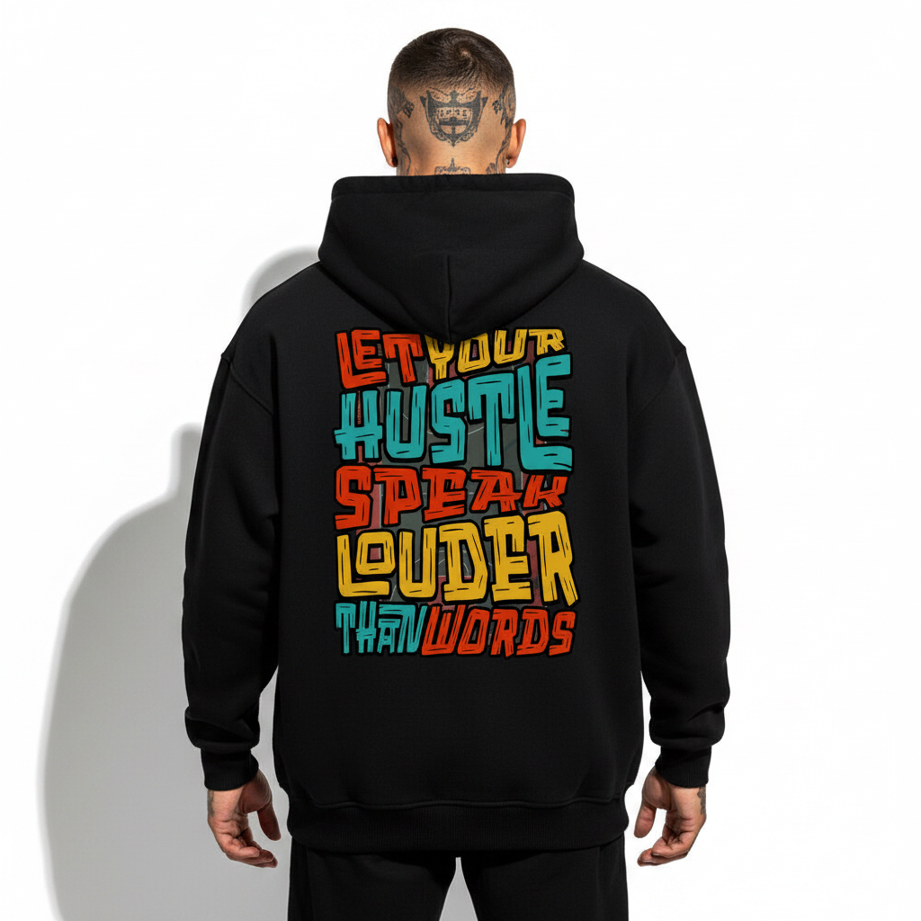Hustle Louder Oversized Hoodie