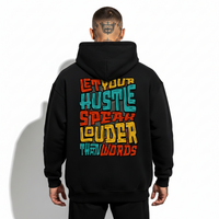 Hustle Louder Oversized Hoodie – Miniaturansicht 1