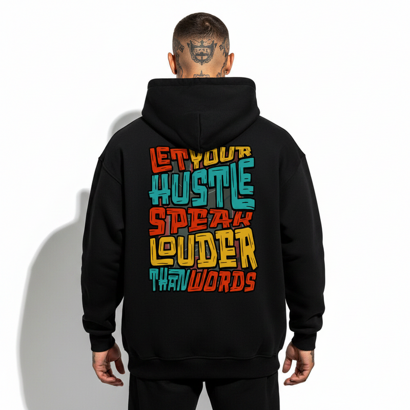 Hustle Louder Oversized Hoodie