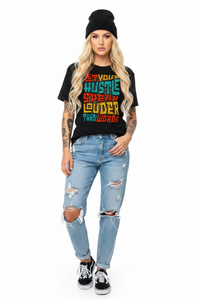 Hustle Louder Premium Organic Shirt Damen – Miniaturansicht 1