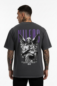 ADIRE ⟡ LABORES  Oversized Shirt mit Backprint – NILEOS, Produktfoto 2 – Miniaturansicht 2