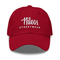 Nileos Dad-Hat in Cranberry – Vorderansicht – Miniaturansicht 4