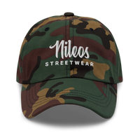 Nileos Dad-Hat in Green Camo – Vorderansicht – Miniaturansicht 3