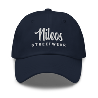 Nileos Dad-Hat in Navy – Vorderansicht – Miniaturansicht 2