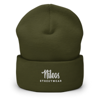 Nileos Beanie in Oliv – Vorderansicht – Miniaturansicht 9