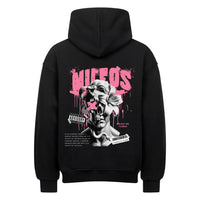 DEADBLØØM Oversized Hoodie – NILEOS, Farbe Schwarz – Miniaturansicht 2