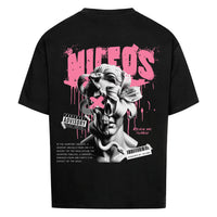 DEADBLØØM Oversized Shirt mit Backprint – NILEOS, Farbe Schwarz – Miniaturansicht 6