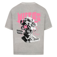DEADBLØØM Oversized Shirt mit Backprint – NILEOS, Farbe Washed Grey – Miniaturansicht 8