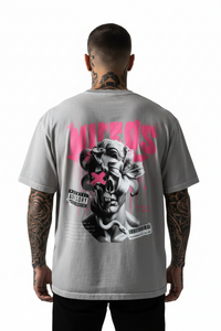 DEADBLØØM Oversized Shirt mit Backprint – NILEOS, Produktfoto 3 – Miniaturansicht 3