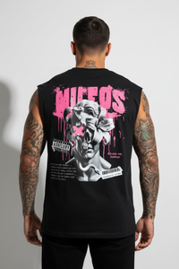DEADBLØØM Sleeveless Oversized Tee mit Backprint – NILEOS, Produktfoto 1 – Miniaturansicht 1