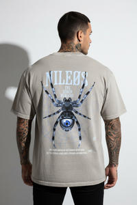 Demon Remains Oversized Shirt mit Backprint – NILEOS, Produktfoto 3 – Miniaturansicht 3