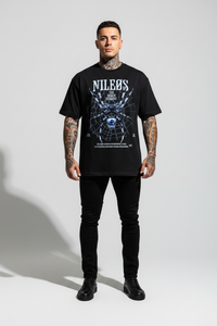 Demon Remains Oversized Shirt mit Frontprint – NILEOS, Produktfoto 2 – Miniaturansicht 2