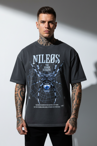 Demon Remains Oversized Shirt mit Frontprint – NILEOS, Produktfoto 1 – Miniaturansicht 1