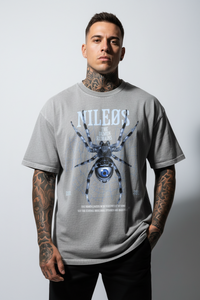 Demon Remains Oversized Shirt mit Frontprint – NILEOS, Produktfoto 3 – Miniaturansicht 3