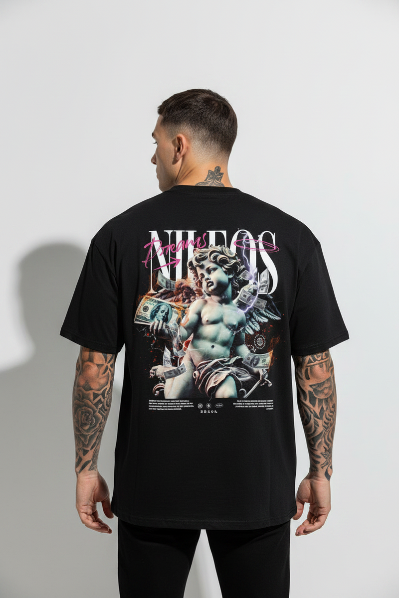 DREAMS Oversized Shirt mit Backprint – NILEOS, Produktfoto 1
