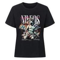 DREAMS Premium Organic Shirt Women – NILEOS, Farbe Schwarz – Miniaturansicht 2