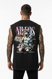 DREAMS Sleeveless Oversized Tee mit Backprint – NILEOS, Produktfoto 1 – Miniaturansicht 1