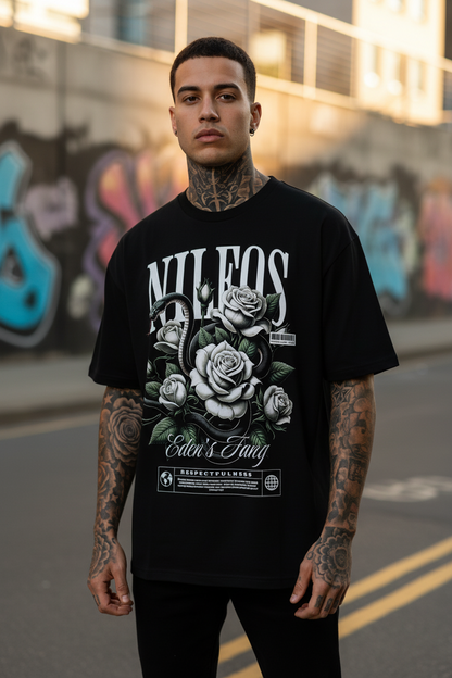 Eden’s Fang Oversized Shirt mit Frontprint – NILEOS, Produktfoto 5