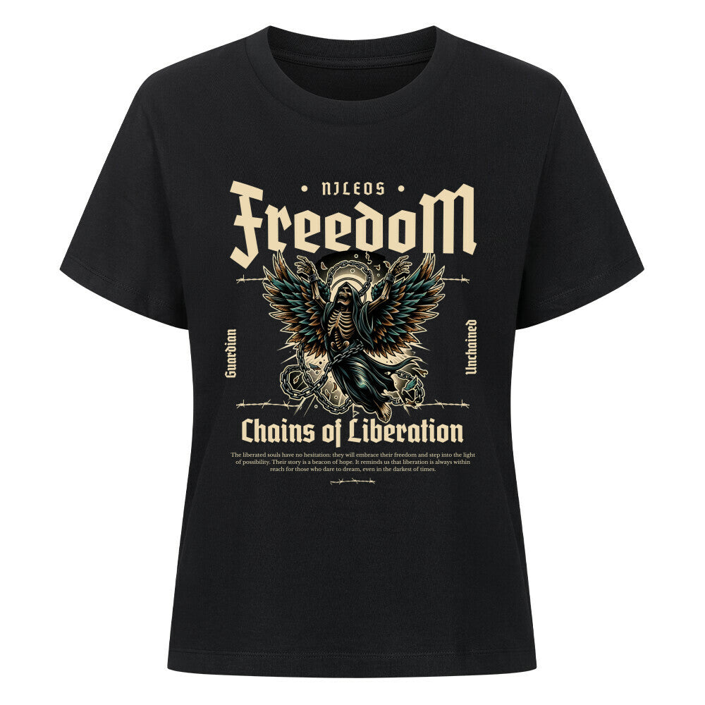 FreedoM Premium Organic Shirt Women – NILEOS, Farbe Schwarz