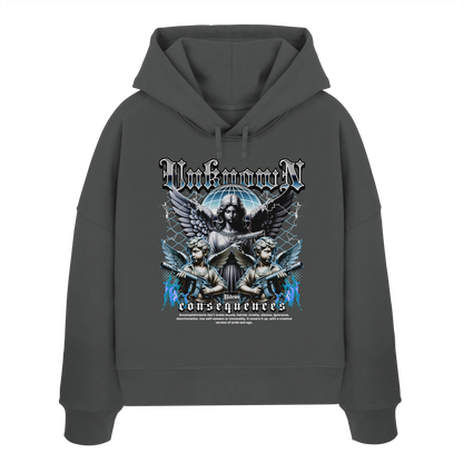 UNKØNSEQ - Womens Organic Boxcut Hoodie