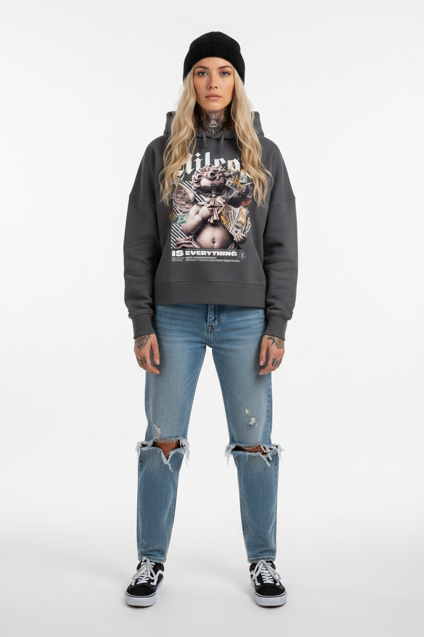 SIXTH SENSE - Womens Organic Boxcut Hoodie