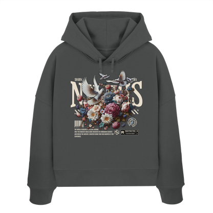 Shadow Eden - Womens Organic Boxcut Hoodie