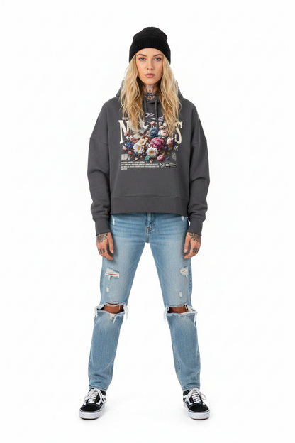 Shadow Eden - Womens Organic Boxcut Hoodie