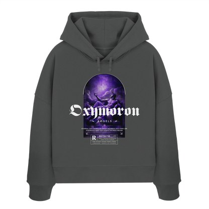 Oxymoron Angel - Womens Organic Boxcut Hoodie