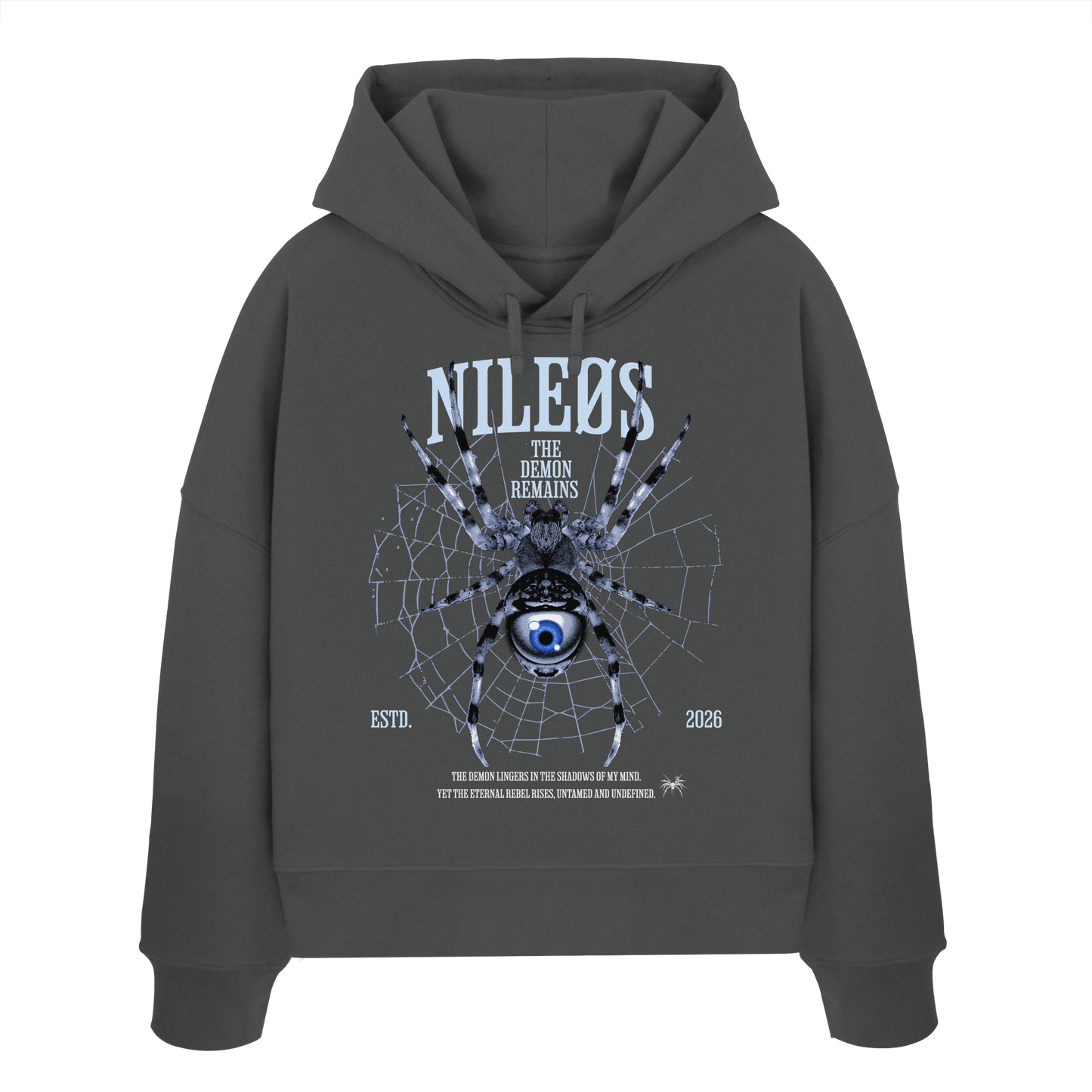 Demon Remains - Womens Organic Boxcut Hoodie
