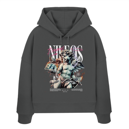 DREAMS - Womens Organic Boxcut Hoodie