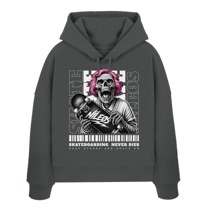 KEEP STEADY - Womens Organic Boxcut Hoodie