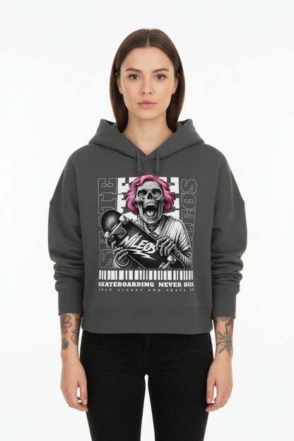 KEEP STEADY - Womens Organic Boxcut Hoodie