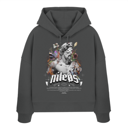 Sadness - Womens Organic Boxcut Hoodie