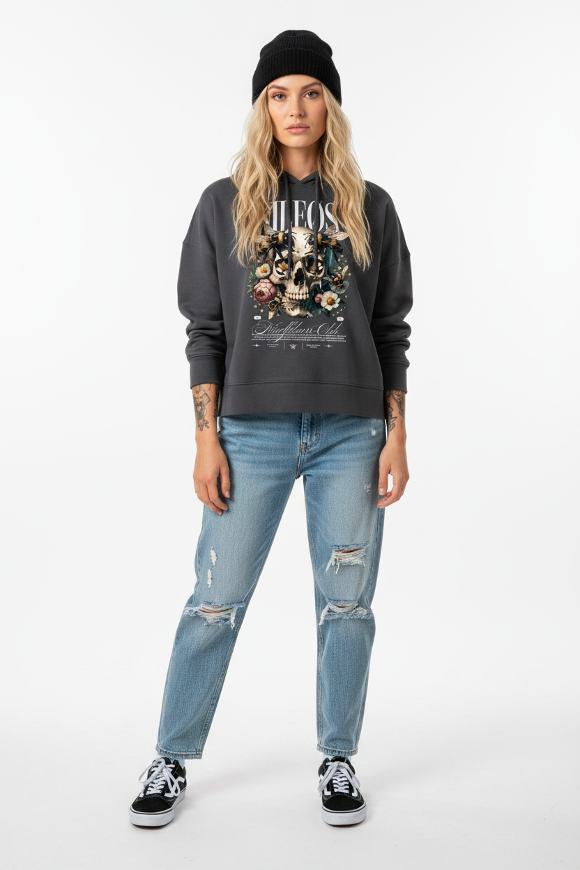 Mindfulness Club - Womens Organic Boxcut Hoodie