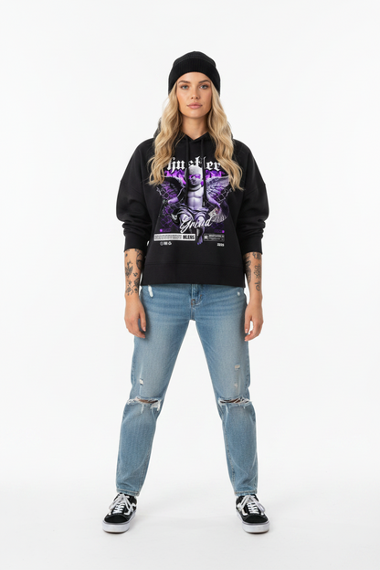 HSTLR  - Womens Organic Boxcut Hoodie