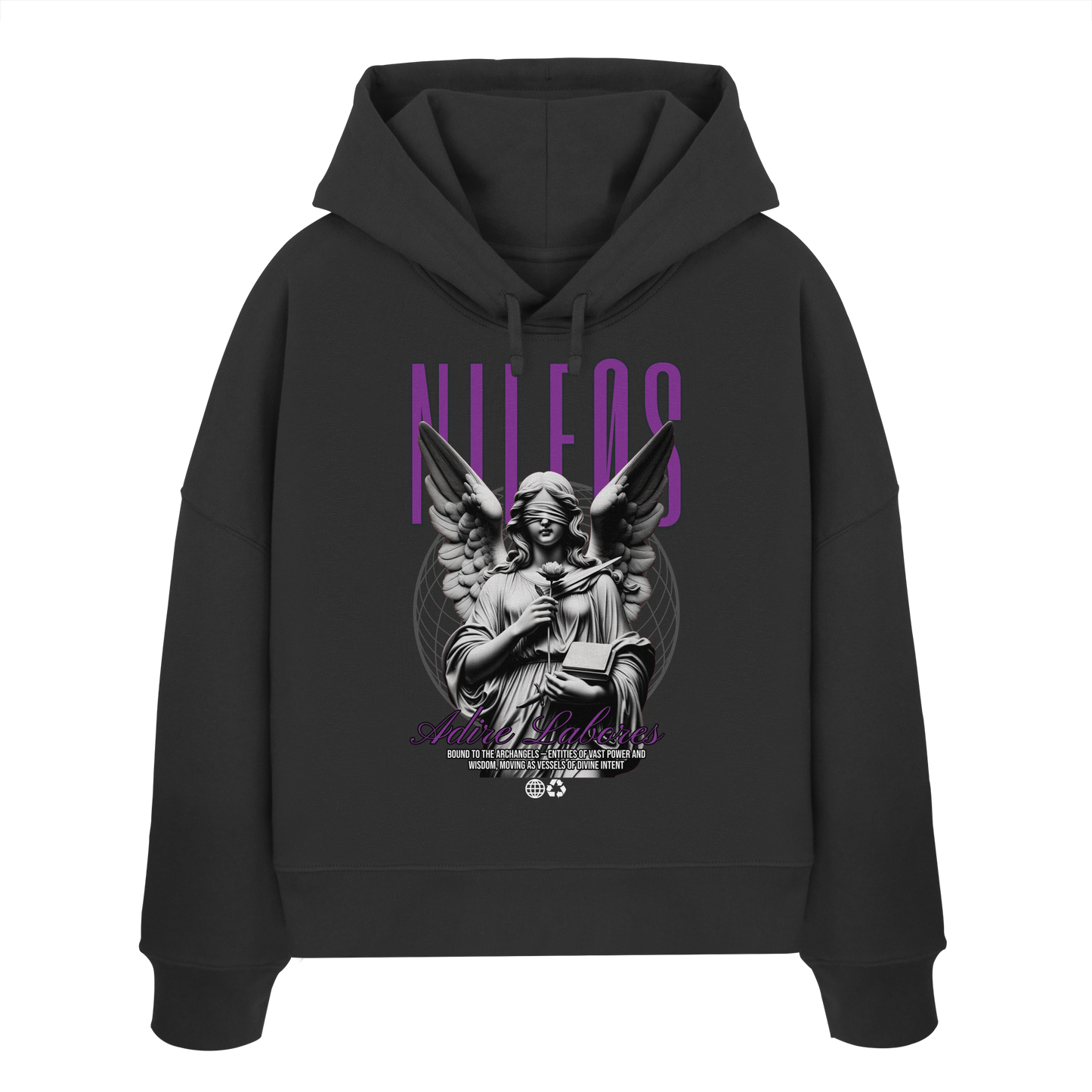 ADIRE ⟡  LABORES - Womens Organic Boxcut Hoodie
